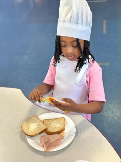 Child at Little Heaven Daycare